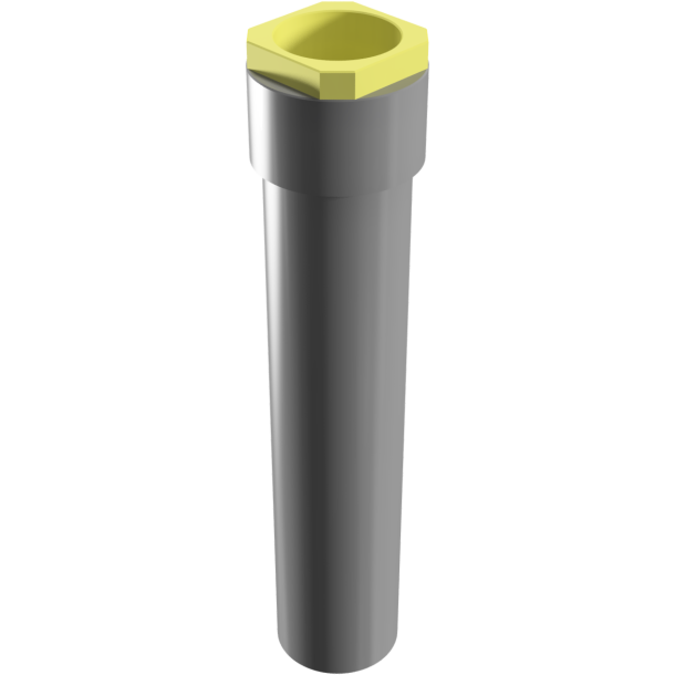 Ground socket for  76 mm tubular post | 500 mm long